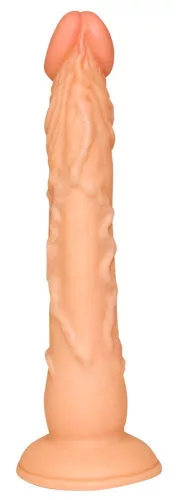 Színes dildó reális kidolgozással 18 cm PVC tapadókoronggal