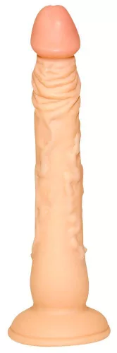Színes dildó reális kidolgozással 18 cm PVC tapadókoronggal