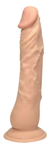 European Lover Dildó Rugalmas, tapadókorongos 23 cm fekete