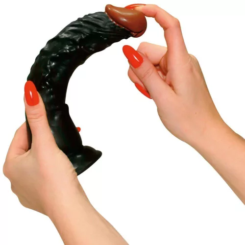 European Lover Dildó tapadókorongos 23 cm fekete