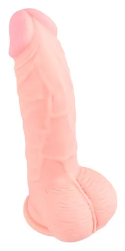 Dildó Realisztikus, Szívóaljjal 20 cm Szilikon