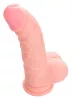 Dildó Realisztikus, Szívóaljjal 20 cm Szilikon