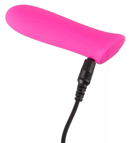 Sweet Smile Vibrátor USB-töltés 7 mód 8,5 cm fekete