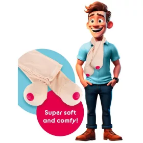   Szexjáték Vicces plusz sál melltartóval univerzális natúr színű
