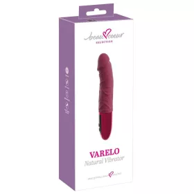   Beau Coeur Vibrátor Realisztikus, 12 mód, USB töltés 23 cm piros