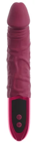 Beau Coeur Vibrátor Realisztikus, 12 mód, USB töltés 23 cm piros