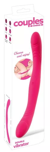 Couples Choice Vibrátor Kettős vibráció 31 cm szilikon