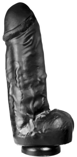 Dildorama – elegáns, prémium fekete dildó 22 x 8 cm