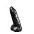 Dildorama – prémium fekete dildó 18 x 6,3 cm