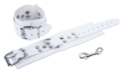 Prémium fehér bőrszíjak – érzéki bilincsek