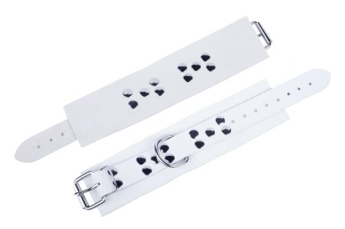 Prémium fehér bőrszíjak – érzéki bilincsek