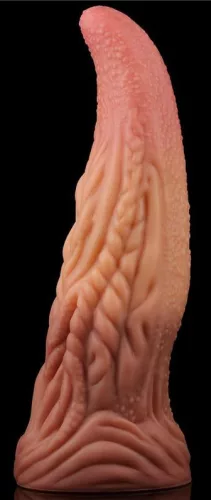 Monster Tongue Nature – természetes érzetű vibráló pénisz 23 cm