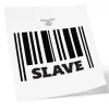 MrB Slave – ephemális tetoválás, 10 x 10 cm