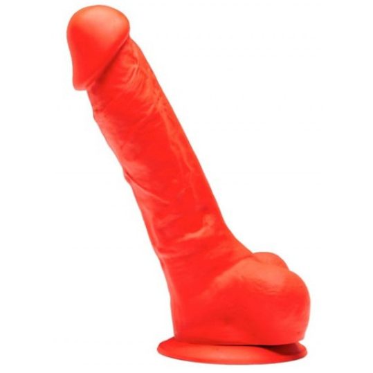 Silicone Dildo Stretch N°2 – érzéki szilikon dildó pirosban