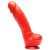 Stretch N°5X – prémium szilikon dildó, 27 x 8 cm, piros