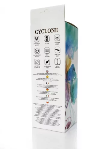 Wibrator CyClone 12 mód erős rezgés ultra reális CyberSkin anyagból