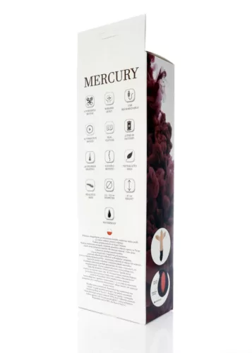 Mercury Vibrátor USB-töltés 12 mód hajlítható vízálló fekete
