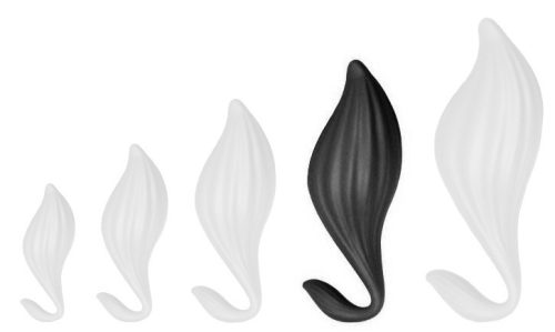 Bulby XL – prémium szilikon anális dugó 20x9 cm, fekete