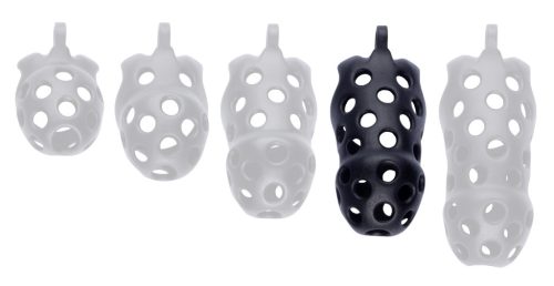 Dotty XL – prémium férfi zár alagút 10 x 4 cm, fekete