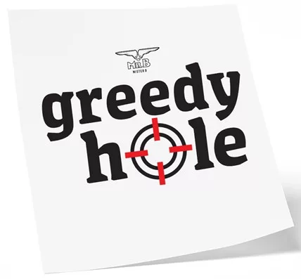 Ephemeral Tattoo – Greedy Hole 10x10 cm - érzéki tetoválás