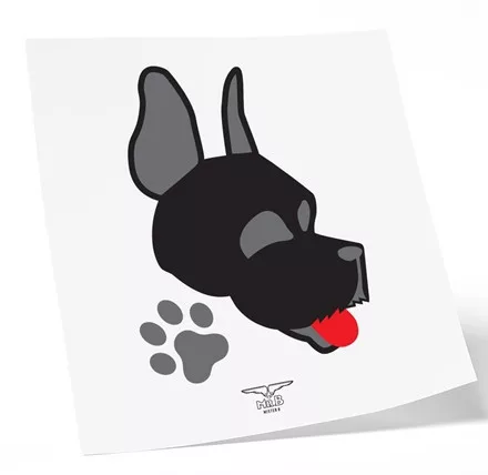 Ephemeral Puppy – ideiglenes tetoválás 10x15 cm