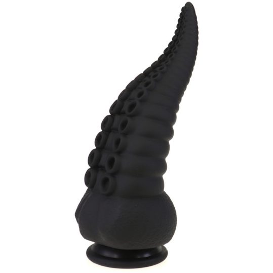 Sealik Tentacle – érzéki 20 cm-es dildó, fekete 