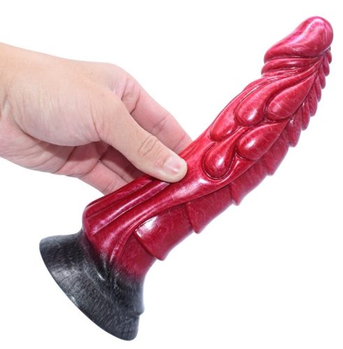 Sarkan – prémium zselés dildó, 19 x 5 cm