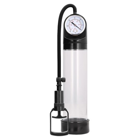 Péniszpumpa Comfort Pump Gauge 21 x 6cm-es pumpával