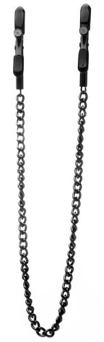 Nip Secrets – állítható mellbimbó csipeszek, fekete