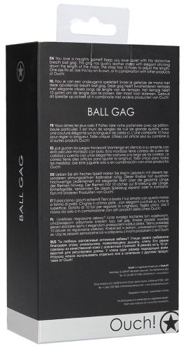 Fekete ball gag – izgalmas játék az ínycsiklandó élvezetért
