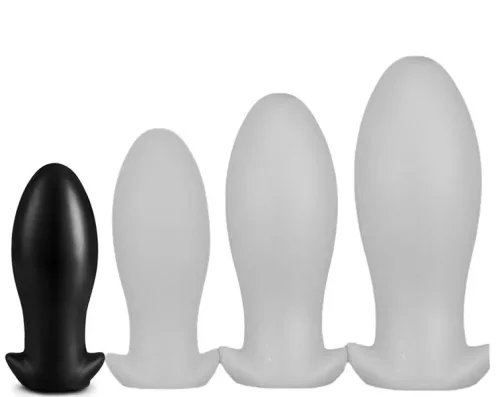 Plug Drakar Egg S – prémium anális tojás fekete 10 x 4,5 cm