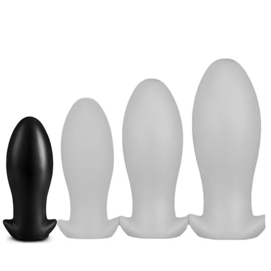Plug Drakar Egg S – prémium anális tojás fekete 10 x 4,5 cm