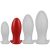 Drakar Plug M – prémium anális tojás, 12 x 5,3 cm, piros