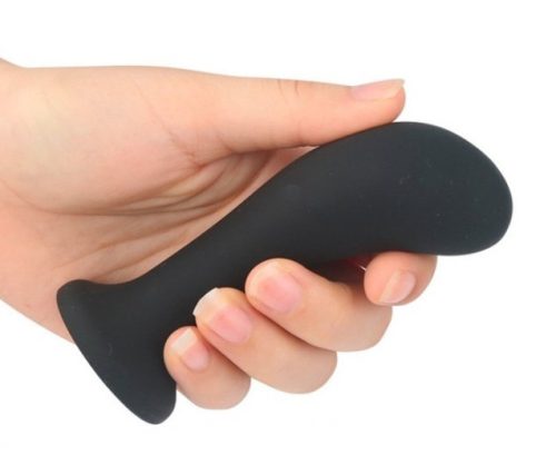 Felfújható vibráló dugó - Curve, 10 x 3,2 cm