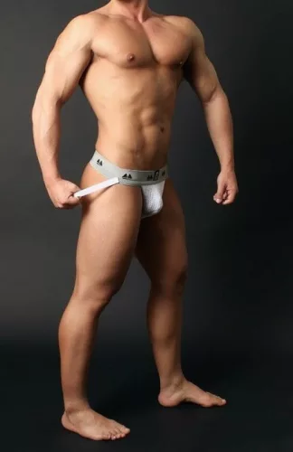 Jockstrap Original – stílusos, prémium derékpántos fehér fehérnemű