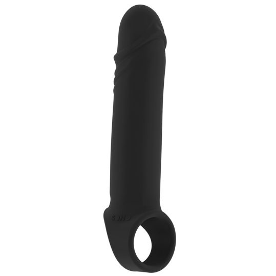 Penis Sleeve Stretchy Penis Sono N°31 - 11 x 3cm fekete