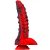 Dildo Dragon Sarkan 19 x 4.5cm fekete-piros