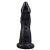 Prémium lapos dildo – 17 cm, érzéki fekete színben