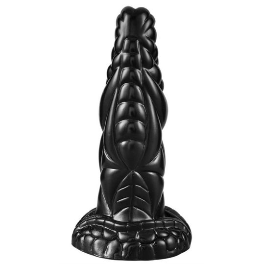 Caimax Monster – prémium, 17 cm-es fekete dildó