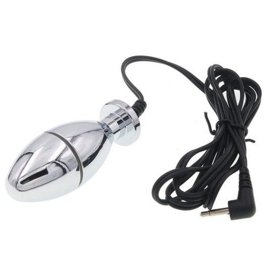 Bipolar Silver Electro Plug – ezüst elektro izgató 7 cm