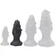 Monster Spike M – prémium szilikon anális dugó 12 x 4,5 cm