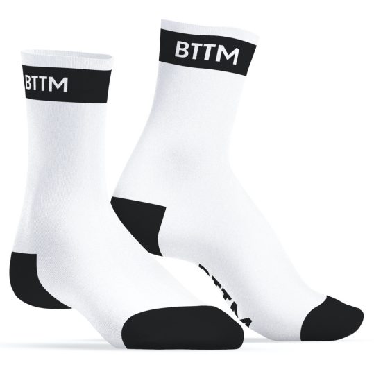 Bttm SneakXX – prémium fehér zokni a stílus kedvelőinek