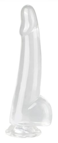 Clear Dong XL – átlátszó prémium dildó 17 x 4,8 cm