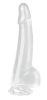 Clear Dong XXL – átlátszó dildó 20 x 5.5 cm