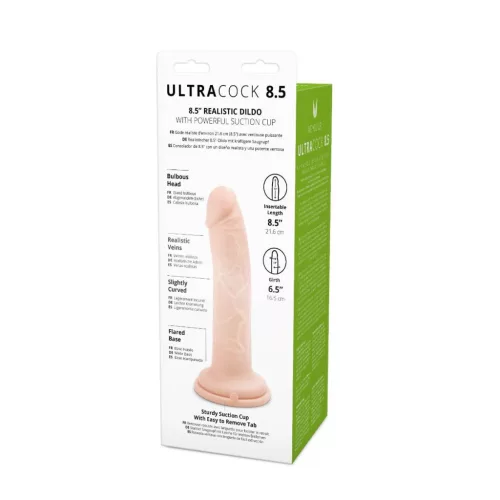 Me You Us dildó Realisztikus, tapadókorongos 21,5 cm bézs