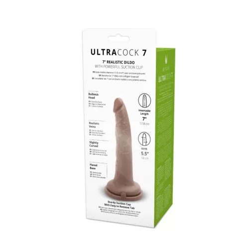Me You Us Dildó Realisztikus részletek, tapadókorong 7 inch karamell