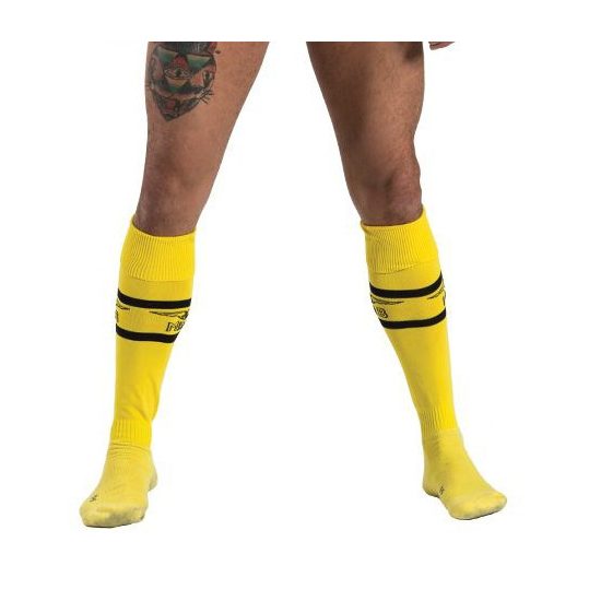 Urban Football Socks – sárga-fekete fociz socksz