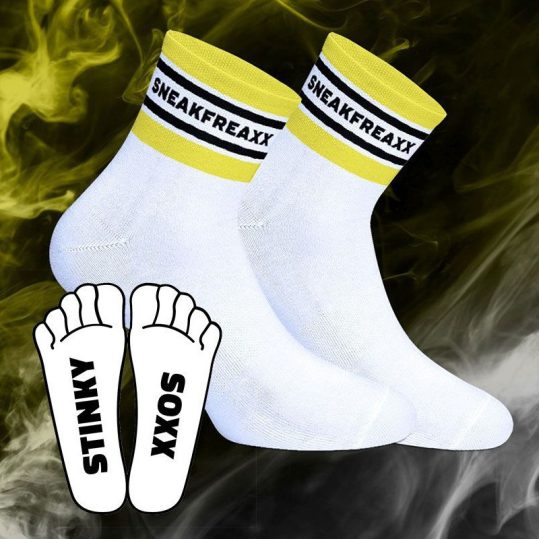 Stinky Soxx Short – fehér, kényelmes, rövid zokni