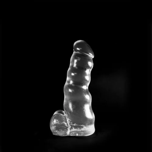 Dildo XXL Dinoo Dilong – átlátszó, érzéki élmény 20 x 9 cm