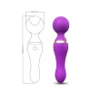 Freeza Vibrátor 9 mód, USB töltés 19 cm lila